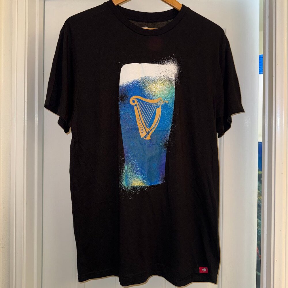 Guinness St. Patrick’s Day 2023 Graphic Tee Black XL Sportiqe Premium Shirt